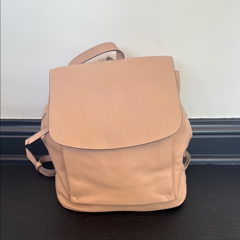 Banana republic Beige Leather Backpack